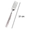 7005 Self Design Stainless Steel Fork Set - 6 Pcs - Opencho