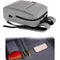 6219 Gray Travel Laptop Backpack With USB Charging Port 