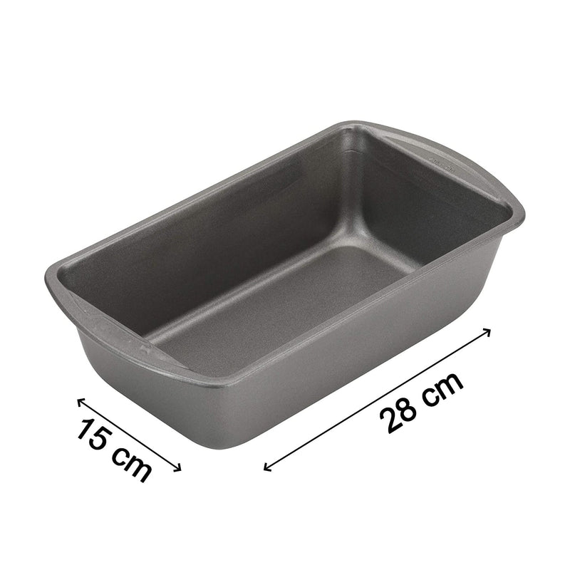 7058 Nonstick Bakeware Bread and Meat Loaf Pan 1Pc, Gray