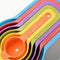 0811A Plastic Measuring Spoons for Kitchen (6 pack) 