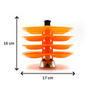 2686 4 Layer Idli Stand used in all kinds of household kitchen purposes for holding and serving idlis.