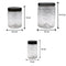 0598 3pcs Stone Jars Set (Big 1200ml, Medium 600ml & Small 250ml size) (plastic material)