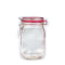 1074 Reusable Airtight Seal Plastic Food Storage Mason Jar Zipper (500ml) - DeoDap