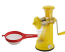 Kitchen combo -Manual Fruit Juicer with Plastic Small Tea Strainer Sieve