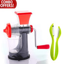 Kitchen combo - Mini Juicer and Dual Sided Vegetables Peeler
