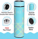 Stainless Steel Vacuum Insulated Water Bottle | Thermos 500 ml | 1/2 liter 12 hrs SS Hot Cold easy to carry in school travel Flask
