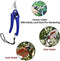 Garden Super Combo-Hand Cultivator-6pc, Small Trowel-6pc, Garden Fork-6pc, Garden Scissors Pruning Seeds & Reusable Glove-2pc