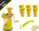 Kitchen combo - Mini Fruit Juicer,  4 Glass and Free Spiral Cutter