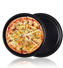 2208 Steel Non-Stick Round Plate Cake Pizza Tray Baking Mould - Opencho