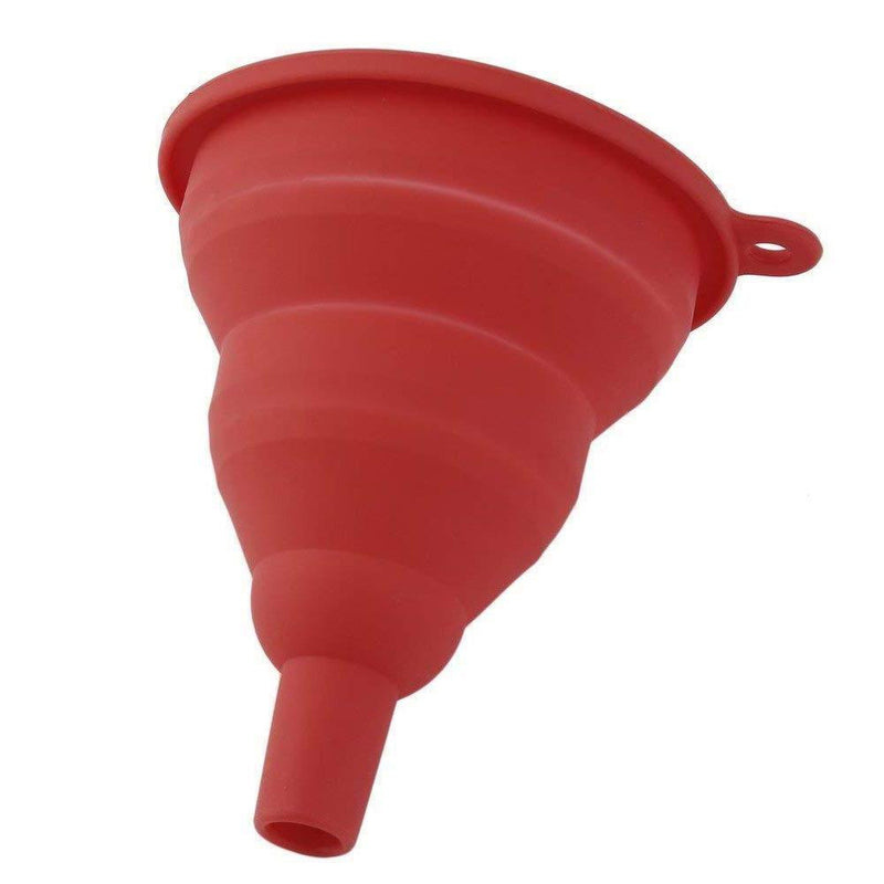 1078 Foldable Silicone Funnel for Kitchen Uses - DeoDap