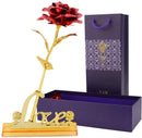 4809 24k Gold Rose,Gold Foil Plated Rose with LOVE Stand and Gift Box for Anniversary,Birthday,Wedding,Thanks giving  