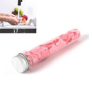 1319 Portable Hand Washing Bath Flower Shape Paper Soap Strips In Test Tube Bottle - DeoDap