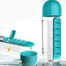 0365 -7 Days Pill Tablet Medicine Organizer with Water Bottle 600ml