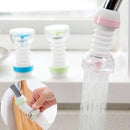 0224 Faucet Anti-Splash Expandable Head Nozzle Bathroom Tap Adjustable Splash Sprinkler Head Sprinkler Water Saving Device Faucet Regulator (Multi Color)