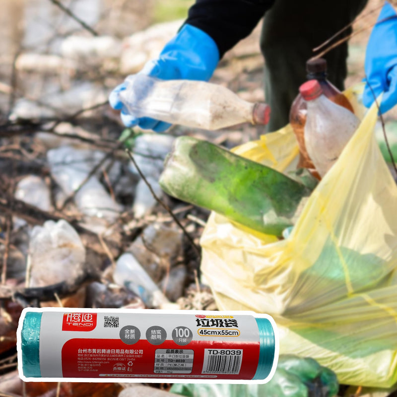 9212 1Roll Garbage Bags/Dustbin Bags/Trash Bags 45x55Cm 