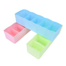 0235 5-Compartments Socks/Handkerchief/Underwear Storage Box Socks Drawer Closet Organizer Storage Boxes (pack of 2)