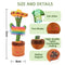 8047 Dancing Cactus Talking Toy, Chargeable Toy 