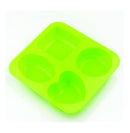 0773 Silicone Circle, Square, Oval and Heart Shape Soap And Mini Cake Making Mould