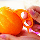 187 Kitchen Plastic Orange Citrus Peelers, Slicer, Cutter