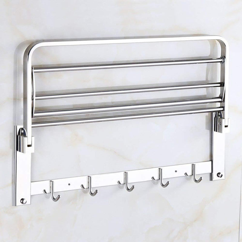 0314 Bathroom Accessories Stainless Steel Folding Towel Rack