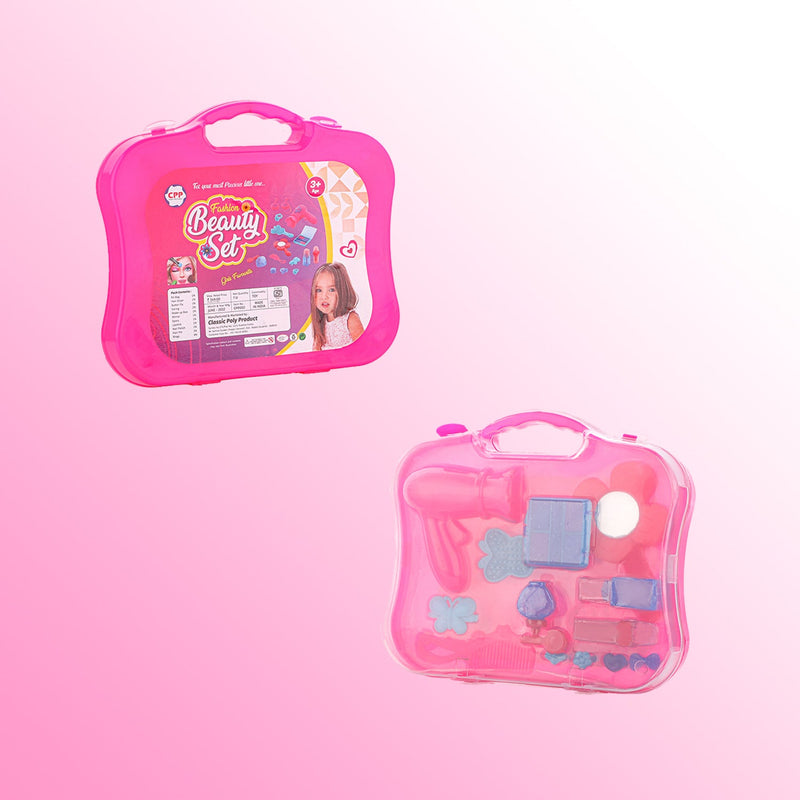 8096 Beauty Toy Set, Girls Makeup Kit Pretend & Play Beauty Salon Makeup Kit with a Beauty Suitcase 