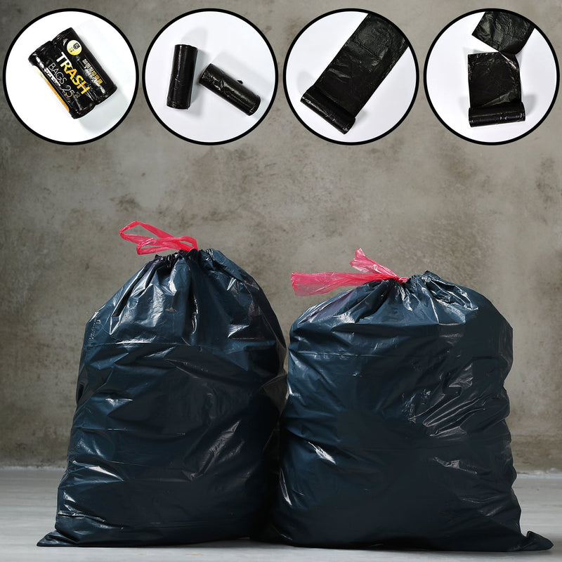 9268 2Rolls Garbage Bags/Dustbin Bags/Trash Bags 45x52Cm. 