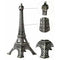 4733 Antique Finish 3D Metal Paris Eiffel Tower Metal Craft Famous Landmark Building Metal Statue, Cabinet, Office, Gifts Decorative Showpiece. 