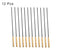 2228 Barbecue Skewers for BBQ Tandoor and Gril with Wooden Handle - Pack of 12 - DeoDap