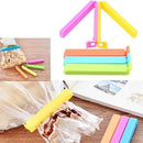 107 Multipurpose Food Snack Plastic Bag Clip Sealer (Multicolor) -12pc