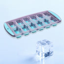7170   12 Grid Silicon Ice cubes Making Tray Food Grade Square Ice Cube Tray | Easy Release Bottom Silicon Tray 