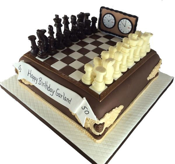 1162 Silicone Chocolate Chess Shaped Mould - 16 Cavity