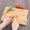 2395 Non-Slip Wooden Bamboo Cutting Board with Antibacterial Surface