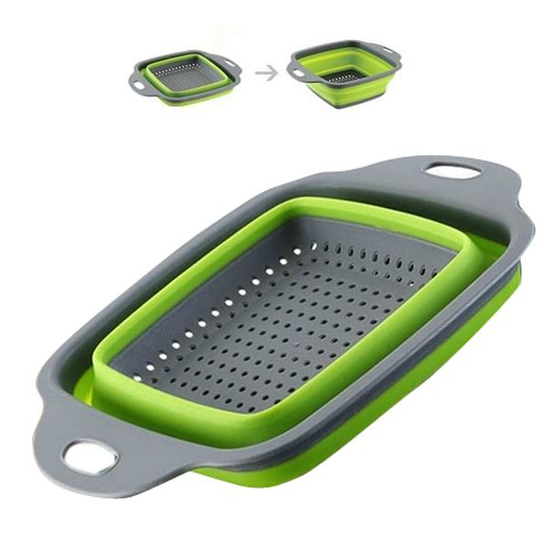 2380 Plastic Folding Basket/Strainer for Kitchen - 