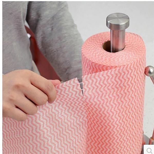 1601 Non Wooven Fabric Disposable Handy Wipe Cleaning Cloth Roll (1Pc) - 