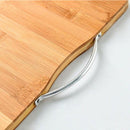 2395 Non-Slip Wooden Bamboo Cutting Board with Antibacterial Surface