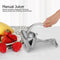 2313 Stainless Steel Manual Fruit Press Juicer Alloy Fruit Hand Squeezer Heavy Duty - 