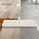 4623  360° Flexible Head Mop Hands-Free Microfiber Flat Spin Mop