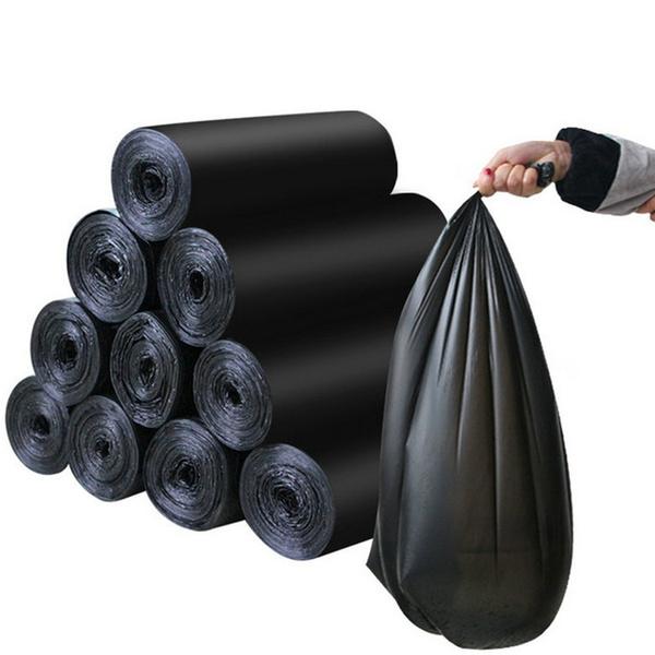 1576 Garbage Bags Large Size Black Colour (30 x 50) - 10 pcs - Opencho
