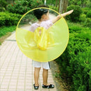 1435 Foldable Waterproof Hands Free Rain Head Wearing Umbrella Cap - 