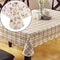 4745 Premium Quality Table cloth For Steal Table (85x54 inch)