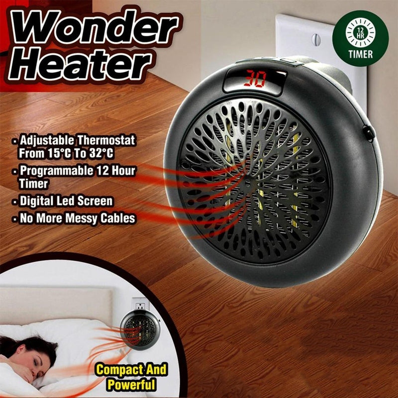 6118 Portable Heater 1000W used in rooms, offices and different-different departments.