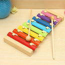 1912 Wooden Xylophone Musical Toy for Children (MultiColor) - 