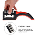 2306 Manual Knife Sharpener 3 Stage Sharpening Tool for Ceramic Knife and Steel Knives - 