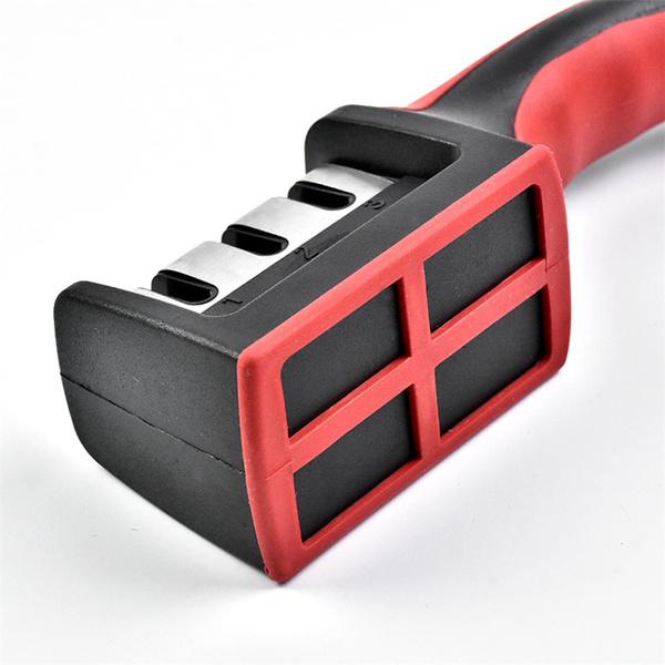 2306 Manual Knife Sharpener 3 Stage Sharpening Tool for Ceramic Knife and Steel Knives - 