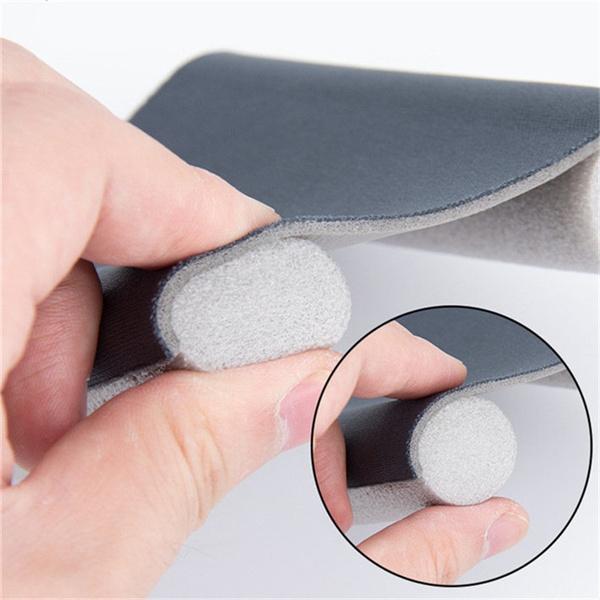 1702 Grey Twin Door Draft Stopper/Guard Protector for Doors and Windows - Opencho