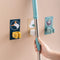 1633 Magic Sticker Series Self Adhesive Mop and Broom Holder - DeoDap