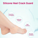 1475 Anti Crack Silicone Half Gel Heel And Foot Protector Moisturizing Socks - 