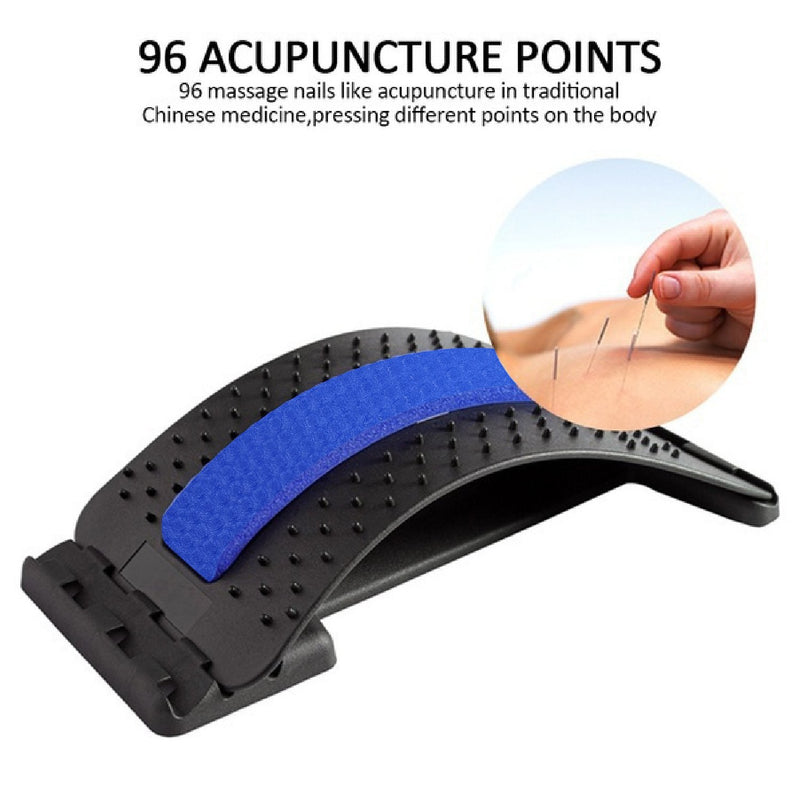 1653 Multi-Level Back Stretching Device Back Massager Lumbar Support - Your Brand
