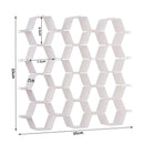 1125 Closet Organizer Drawer Dividers Plastic Partition Cabinet Clapboard - 8 Pcs - Opencho