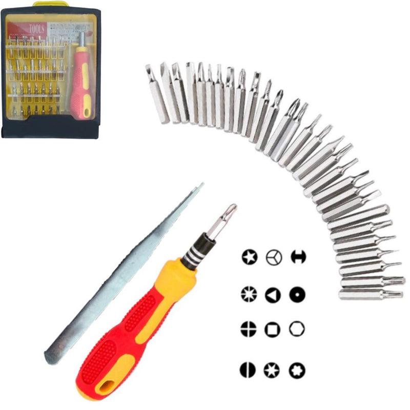 1540 Screwdriver Set 32 in 1 Magnetic Tool Kit With 30 Bits - DeoDap